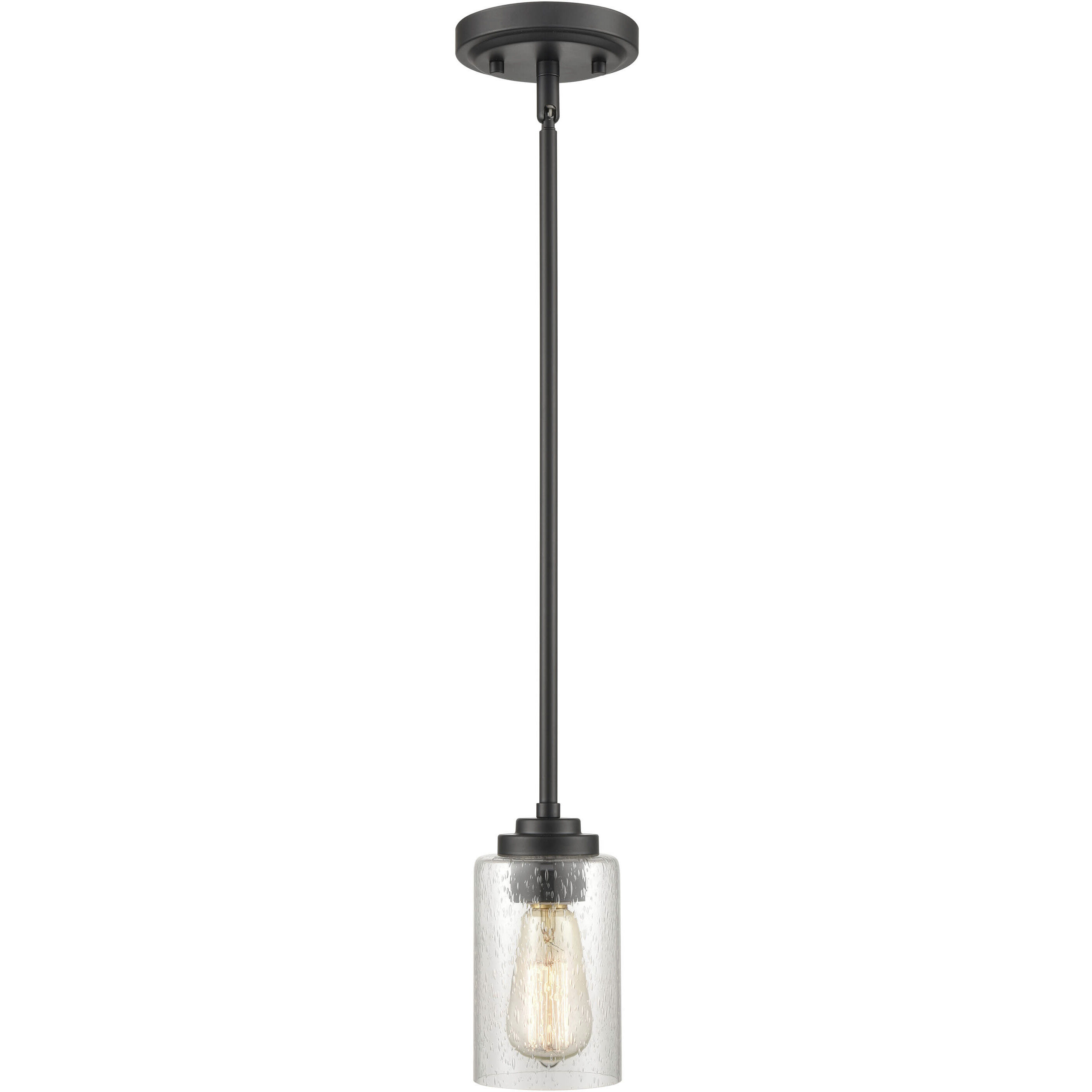 Moven 1 Light 5 inch Matte Black Mini Pendant Ceiling Light